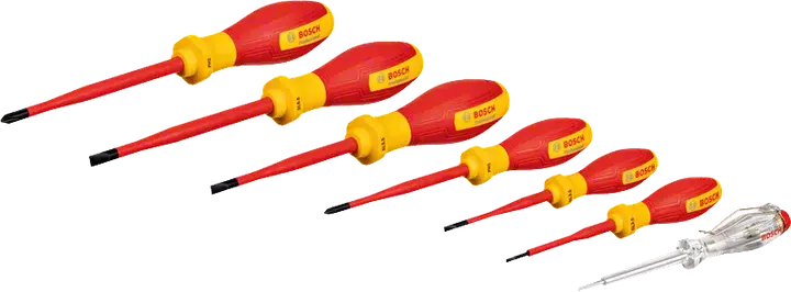 Бош VDE сет шрафцигери SL/PH, професионални 7парчиња